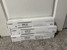 Unopened GPR-53 New Genuine Canon Black Toner pack of 3