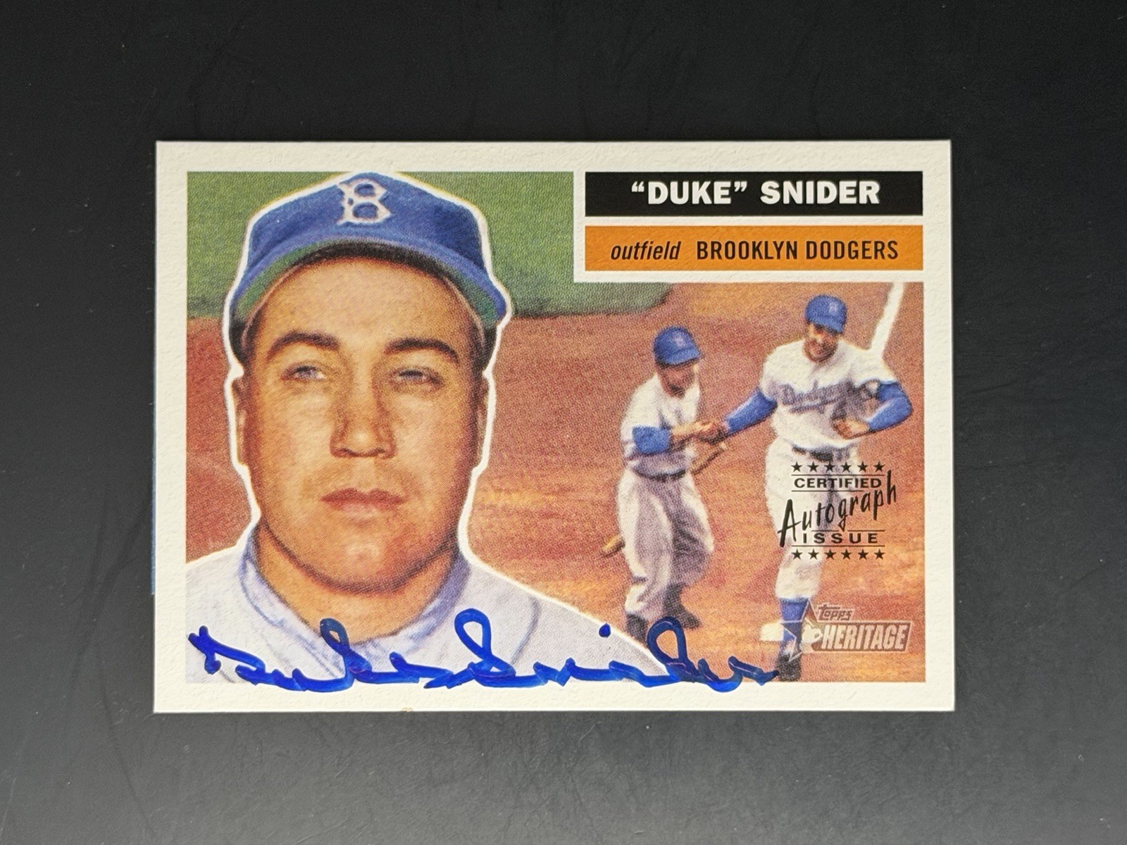 2005 Topps Heritage Duke Snider Real One Auto HOF