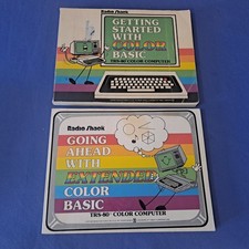 Radio Shack TRS-80 Color Computer Getting Started Color Basic  Extended Guides