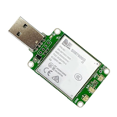 SIMcom SIM7600G-H LTE CAT4 USB-Dongle-Core-Board+FPC+-Kit Unterstützt GNSS-4247 - Afbeelding 9 van 10