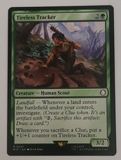 Tireless Tracker MTG PIP 207 Rare NM Fallout Landfall Clue