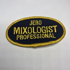 Iron Sew On Patch - Jero Mixologist Professional Bartender BgB