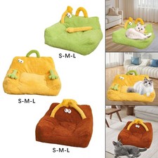 Pet Cat Dog Bed for Indoor Cats Cozy Kennel Cat Nest Pet Cushion Cute Soft Pet