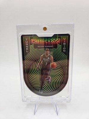 2020-21 Panini Obsidian Tunnel Vision Kevin Durant #2 Electric Etch Green 1/25