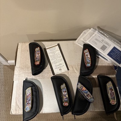 Franklin Mint Set Of Six Richard Petty Knives