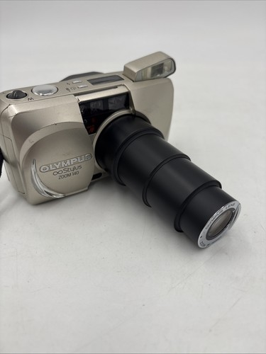 Olympus Infinity Stylus Zoom 140 Quartz Date 35mm Camera/Film Bag Tested/Working - Picture 11 of 21