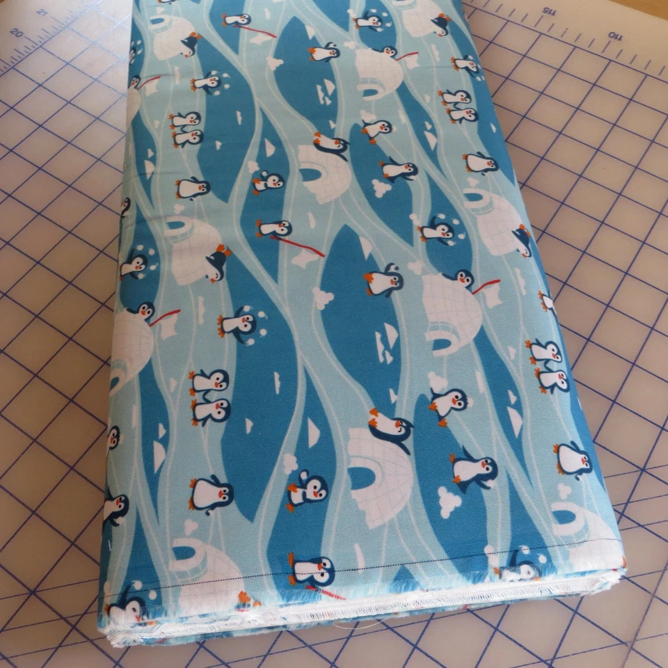 ~ Por jarda, Zooville, Camp Penguin Polar ~US$ 3,99 envio QUALQUER quantidade de tecido - Imagem 4 de 4