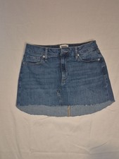 Sonoma Light Blue Denim Mini Skirt with Raw Hem