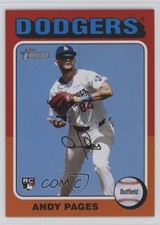 2024 Topps Heritage High Number Image Variation SP Andy Pages #696 1l2