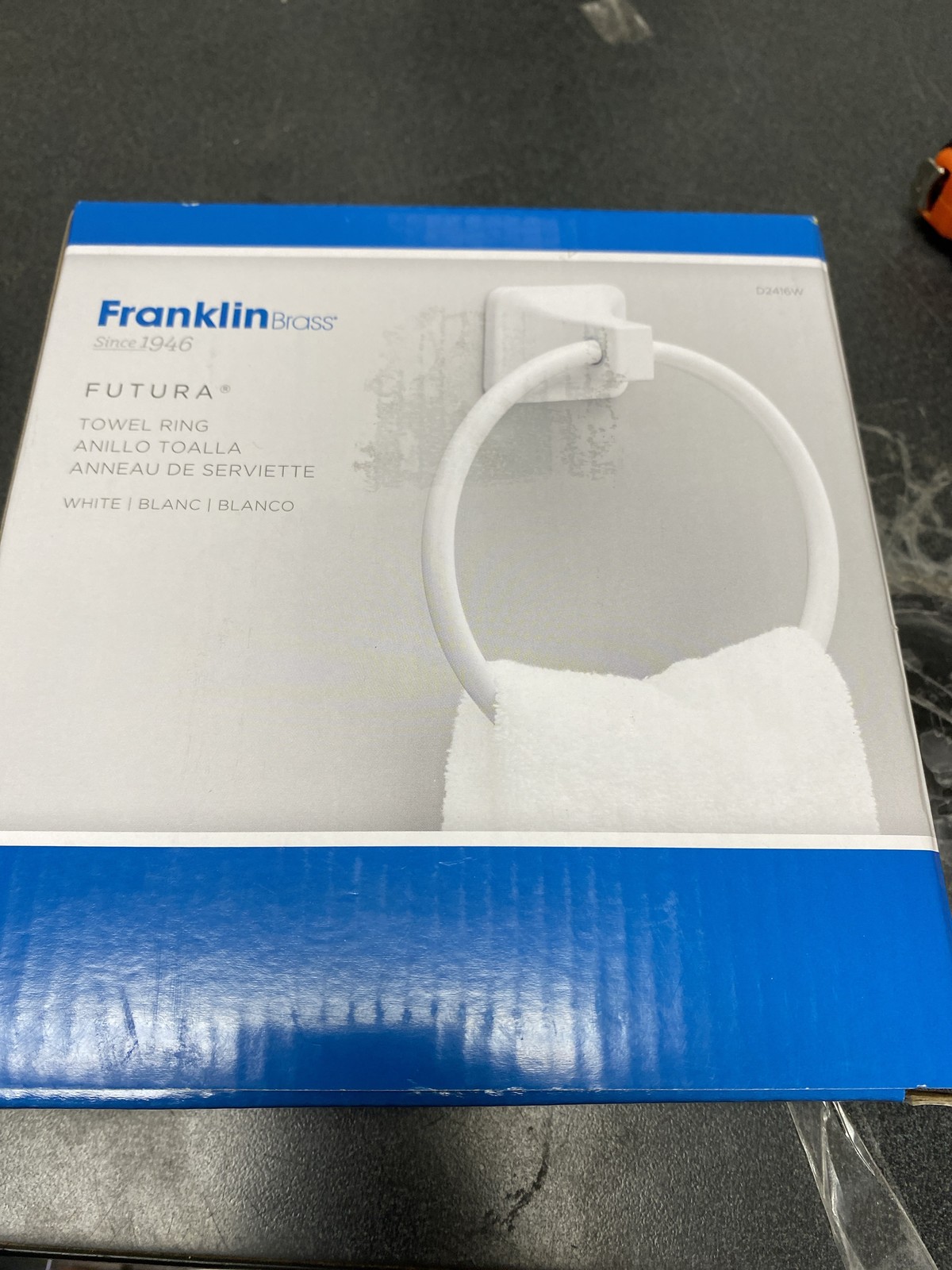 Ring Bath Accessory, Wall Mount, White