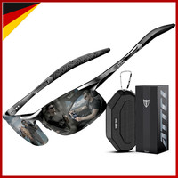 Sonnenbrille Herren Polarisiert Uv-Schutz Leicht Wrap-Around Sport Angeln Golf