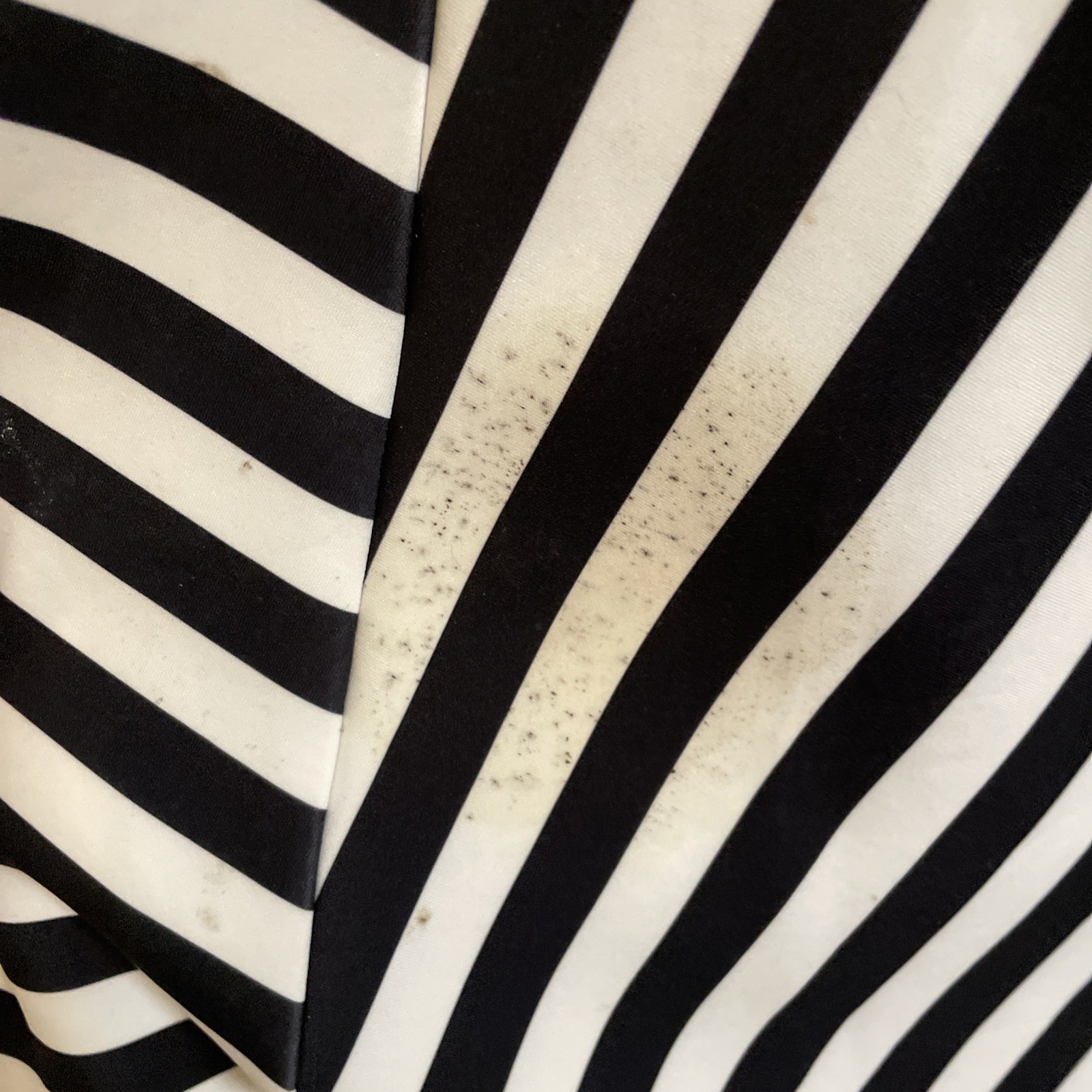 Tally Taylor Dress Size 12 Black And White Stripes