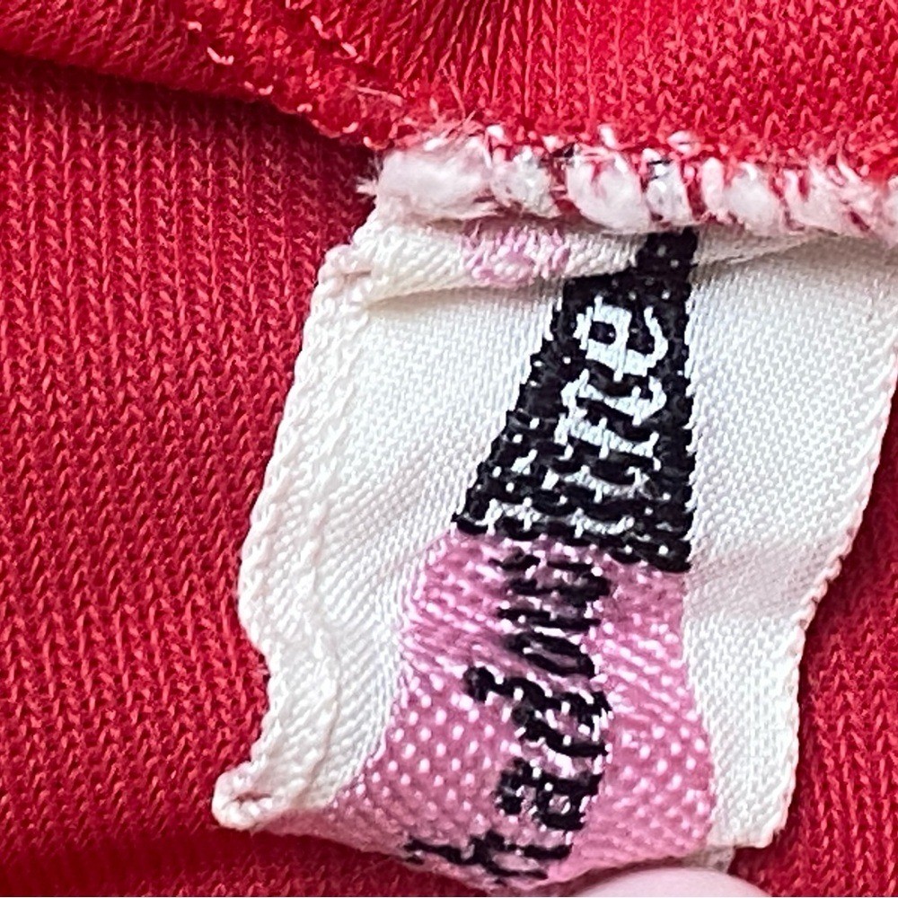 Shadowline 50s 60s Vintage Long Nightgown Size 34 Red Ruffle Floral Nylon