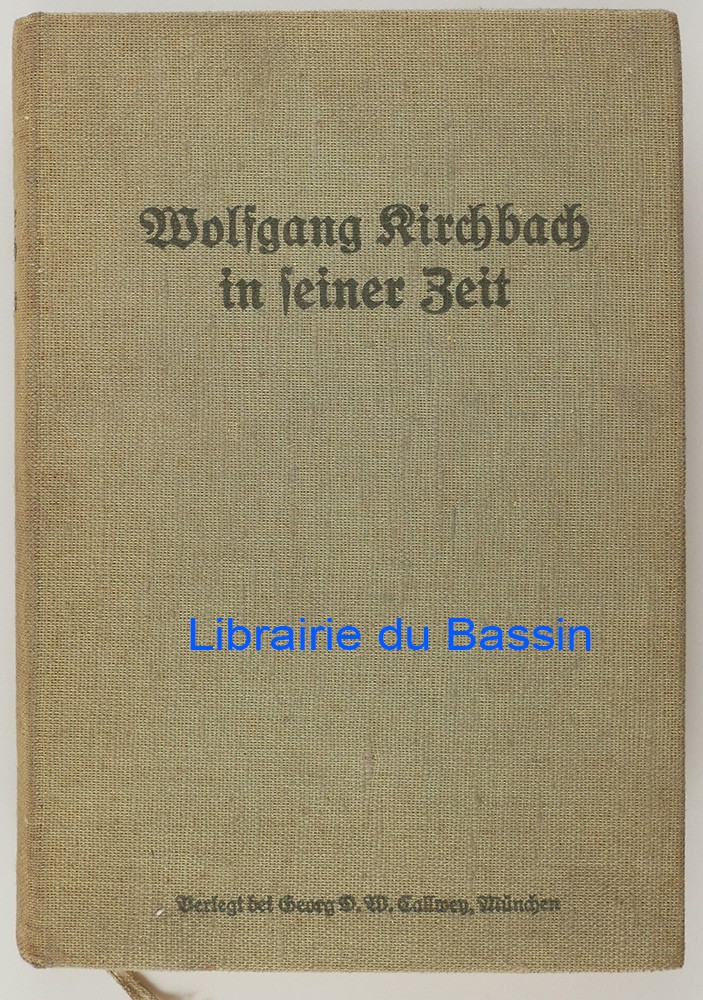 Wolfgang Kirchbach in seiner Zeit Briefwechsel und Essays aus dem Nachlass 1910