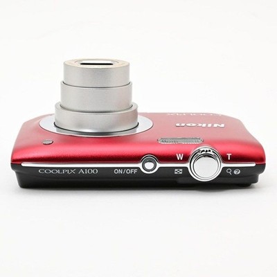 optical 5x A100 COOLPIX camera digital Nikon RED A100 COOLPIX 【新品】Nikon 20,050,000 Red pixels デジタルカメラ