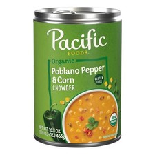 Soupe Au Maïs Et Poblano Bio Pacific Foods 16.3 Oz