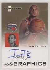2007-08 Fleer Hot Prospects Autographics Blue Ink Jared Dudley #AU-JD Auto mi8