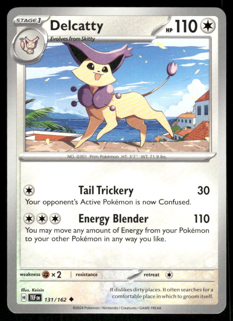 Delcatty 131/162 - Temporal Forces - Uncommon NM