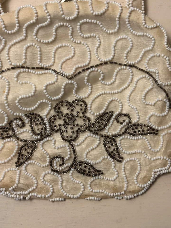 Vintage Belgium Handmade Beaded Purse - Image 2 of 4