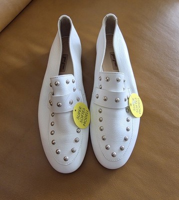 Paul GREEN Slipper 38,5 NEU WEISS leder