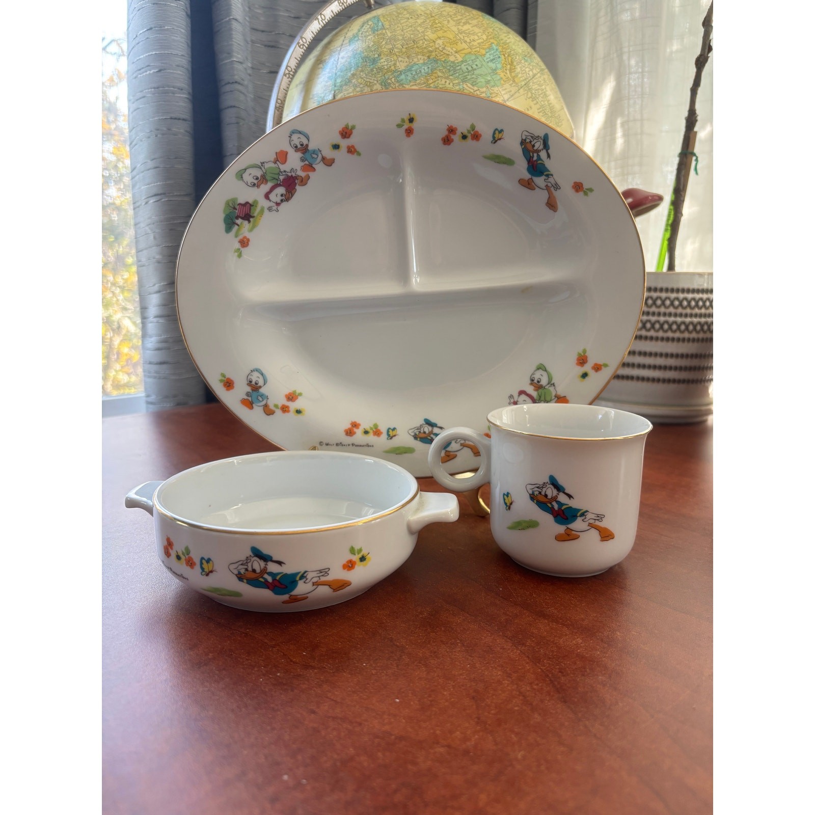 Vintage Sango Walt Disney Toddler Dinner Dinnerware Set