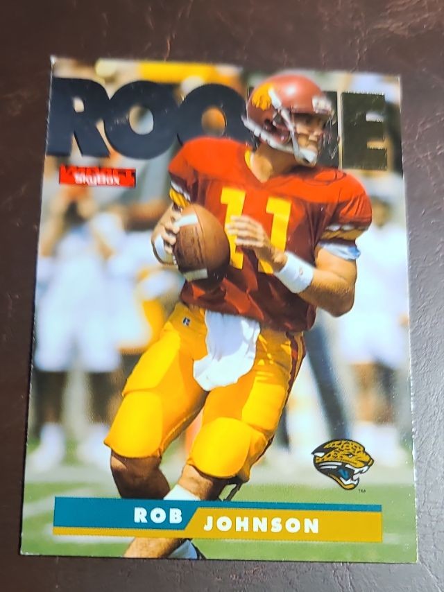 1995 SkyBox Impact Rob Johnson Jacksonville Jaguars #180 RC