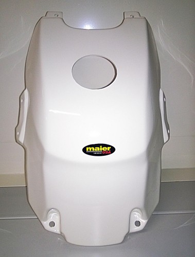YAMAHA YFM350X 350 WARRIOR 87-04 COPERCHIO SERBATOIO CARBURANTE BIANCO - Foto 1 di 1