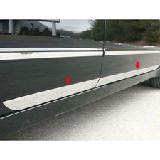 4p Luxury FX Chrome 2.25' Rocker Panel Molding designed for 07-12 Nissan Altima