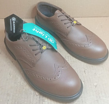 Blackrock ESD Brogue Smart Safety Shoes, Composite, Brown, Metal-Free Toe Cap