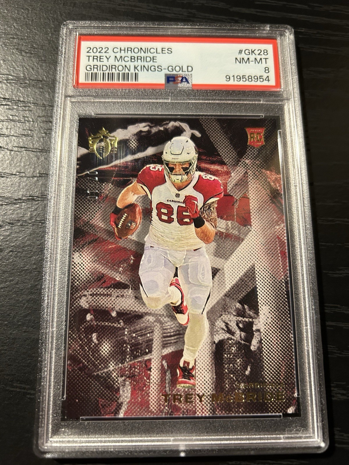 Trey McBride Panini Chronicles Gridiron Kings #GK28 Gold