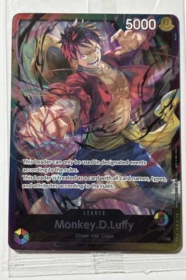 One Piece Card Monkey D. Luffy Foil Promo Card P-L  Battle Kit Vol 2  English