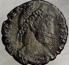 Genuine Ancient Roman Coin 342-348 AD Constantius II 2 Victories Victoriae
