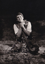 Christian Boesch, autograf na starszej scenografii, papageno w MAGICZNYM FLECIE