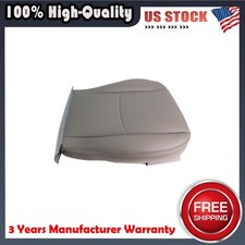 For 2014-2016 Subaru Forester Driver Bottom Replacement Leather Seat Cover Gray