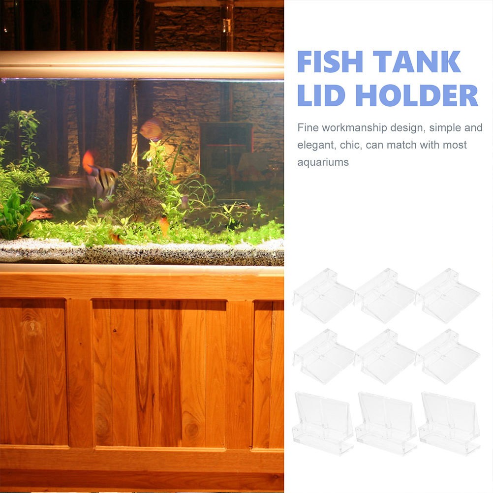 16 pezzi clip per coperchio acquario supporto per acquario supporto per coperchio per acquario morsetti per serbatoio pesce foto 5
