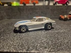VINTAGE HOTWHEELS Corvette Split Window Diecast Toy Car 1979 Silver Color