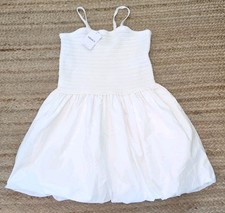 Forever 21 Sz XL White Bubble Hem Spaghetti Strap Bodycon Party Dance Dress NWT