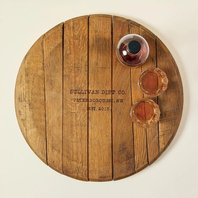 Custom Bourbon Barrel Lazy Susan-UncommonGoods|11423