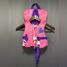 Kidder - Infant - less then 30lbs - Polka Dot Kids Life Vest - Pink and Purple