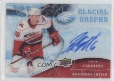 2009-10 Upper Deck Ice Glacial Graphs Brandon Sutter #GG-SU Auto n1u