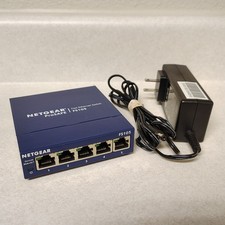 NETGEAR 5-Port 10/100 Mbps Fast Ethernet Switch Model  FS105 w/ Power Supply