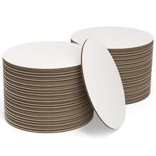 White Cake Boards Round | 25 Pack – 6 Inch | Cardboard Cake Rounds Circles