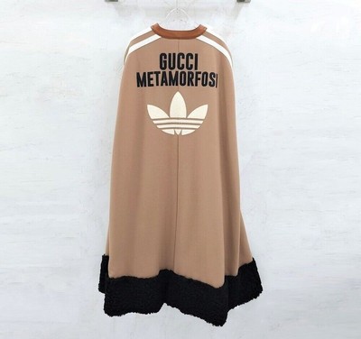Gucci x X Adidas Kleeblatt Limited Edition Pelz Cape 716151 149481790