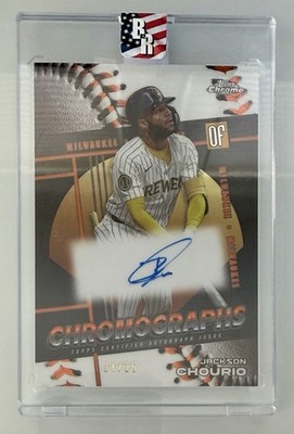 2025 Topps Chrome Orange Chromographs Jackson Churio #CHR-JCH On Card Auto /25