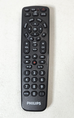 Philips Universal Remote Control Model SRP1003/27 Black 