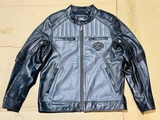 Harley Davidson Men&rsquo;s Reversion Leather Motrocycle Jacket/Size Large