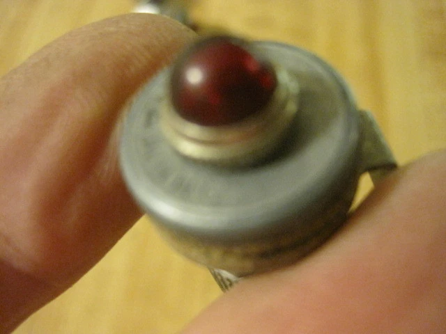  PANEL DE INSTRUMENTOS TABLERO MUY ANTIGUO LUZ HOT ROD SCTA AVIÓN MILITAR WARBIRD Foto 3 de 4