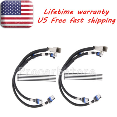 2x Ignition Coil Wire Harness Connector For GM LQ9 LQ4 LS2 LS7 LSX Relocation US