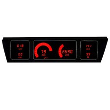 1977-1990 Chevy Impala Caprice Digital Dash Panel Gauge Cluster Red Leds