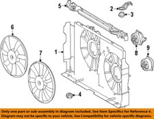 TOYOTA OEM 13-21 NX200t Cooling Fan-Cooling Shroud Support Bracket 1653326070